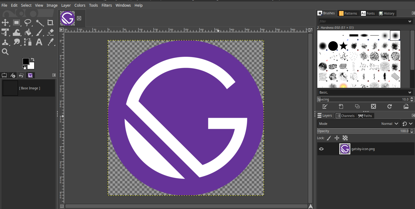 icon in gimp